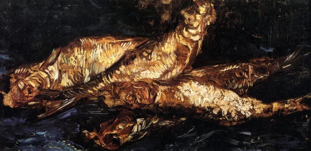 Still Life with Bloaters Van Gogh
