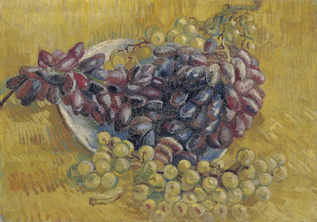 Still Life with Grapes Van Gogh