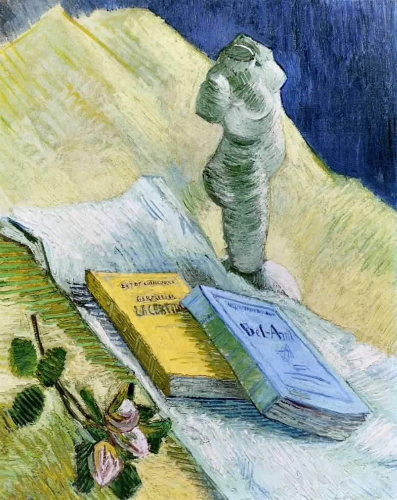 Still Life with Statuette and Rose Van Gogh