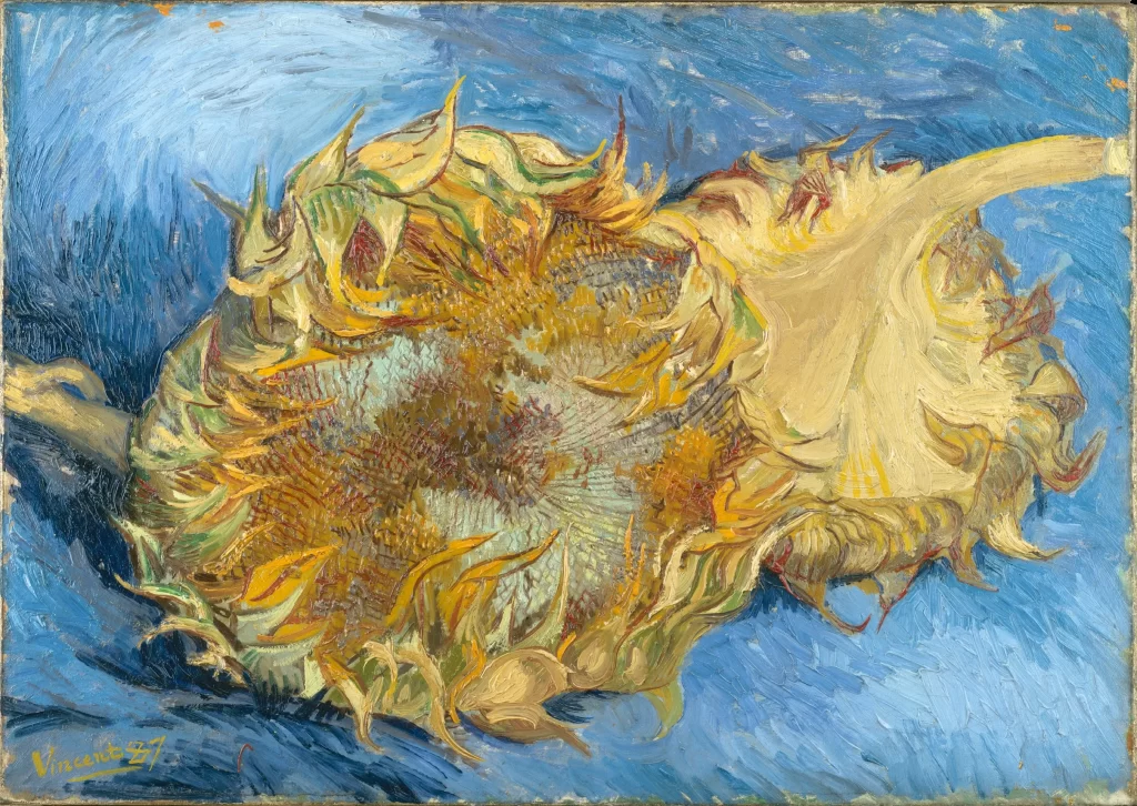 Still Life with Two Sunflowers Van Gogh