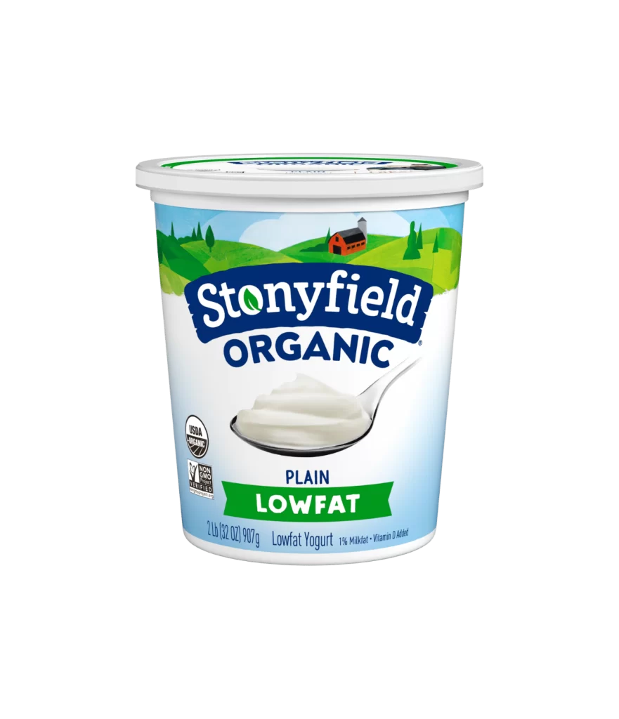 Stonyfield Organic Yogurt Lowfat Plain