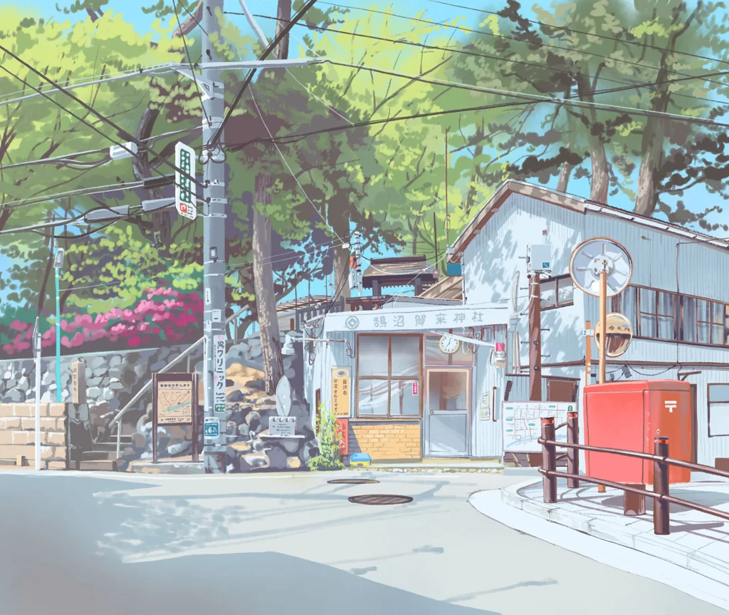 Street Scene Building Trees Signage Utility Pole Mateusz Urbanowicz