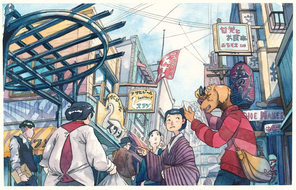 Street Scene Traditional Clothing Urban Life Market Signs Mateusz Urbanowicz