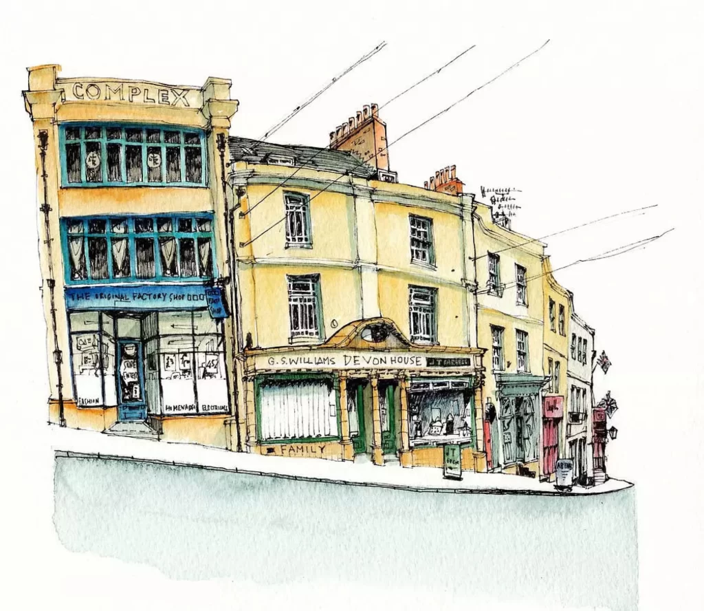 Street View Building Shop Architecture Urban