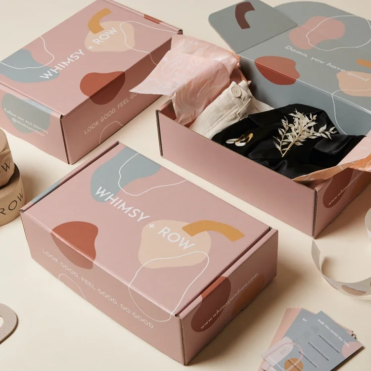 Subscription Box Pastel Abstract Organic Shapes Modern