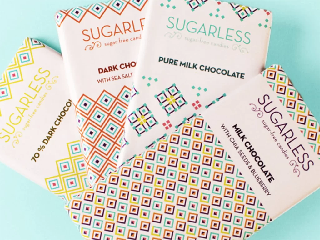 Sugarless Chocolate Geometric Patterns Colorful