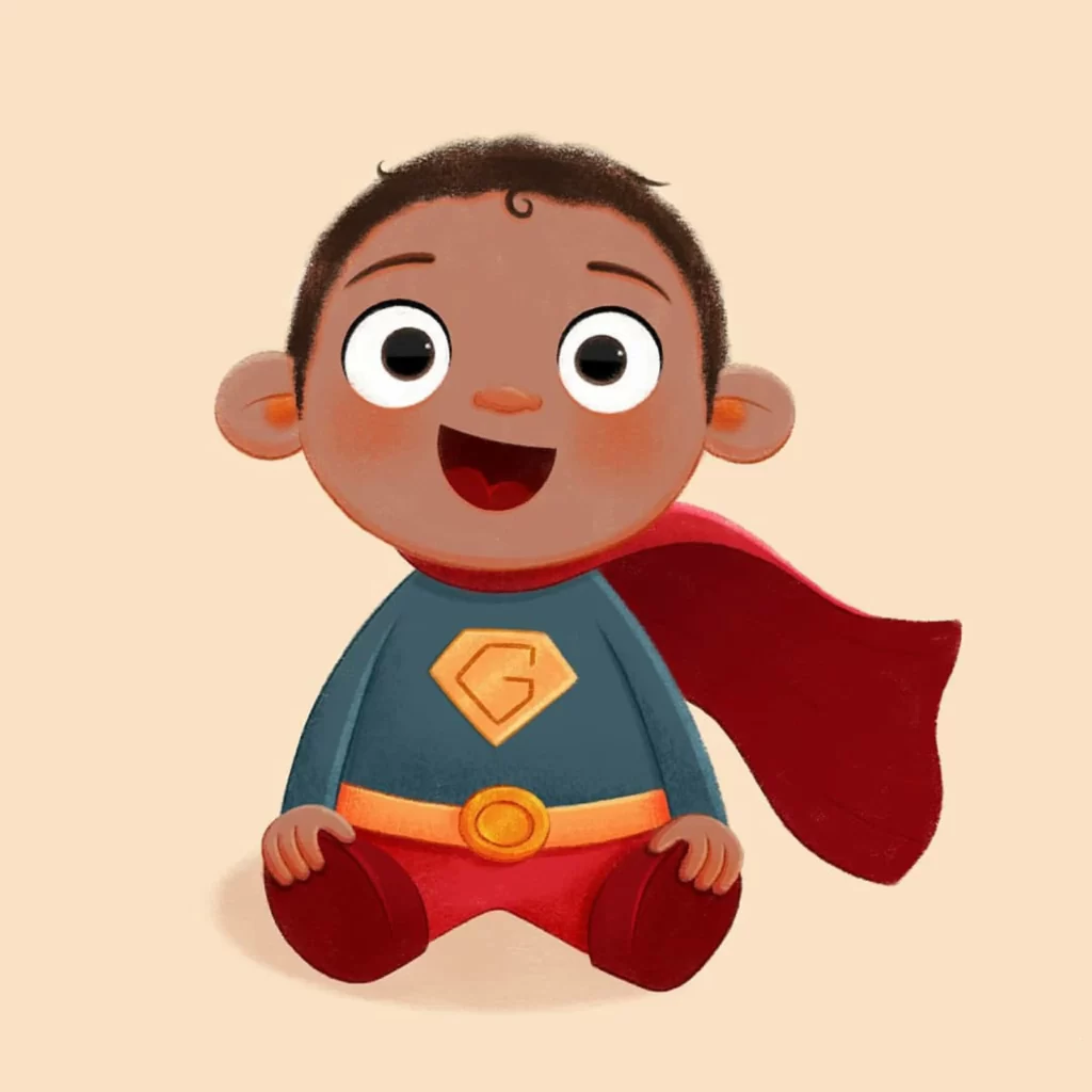 Superhero Child Costume Eleonore Pelluau