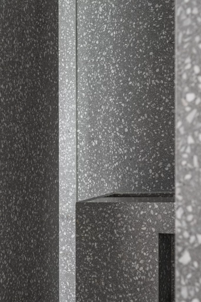 Terrazzo Industrial Minimalist Monochrome Neutral Geometric