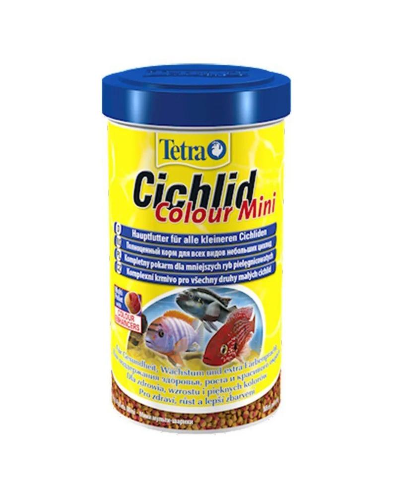 Tetra Cichlid Colour Mini Fish Food Yellow Blue