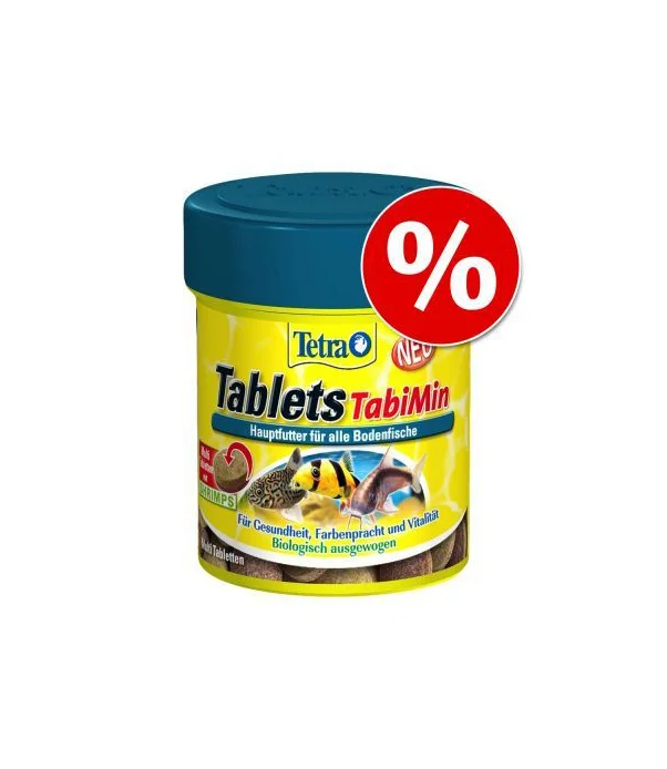 Tetra Tablets TabiMin Fish Food Yellow Blue