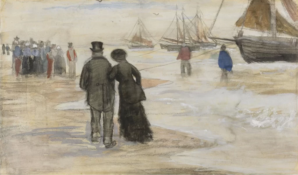 The Beach at Scheveningen Van Gogh