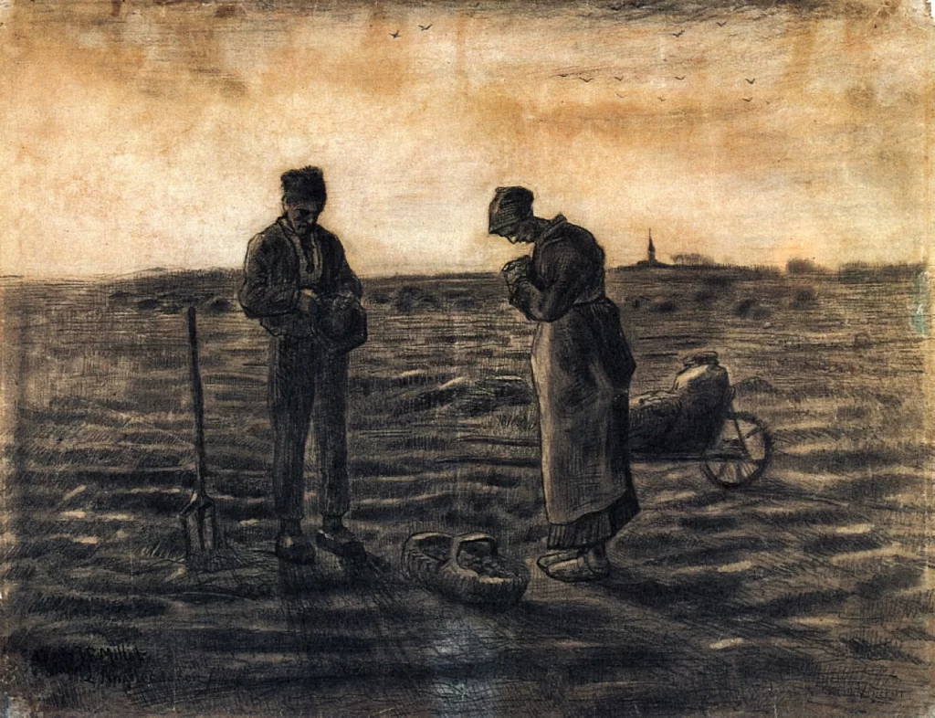 The Evening Prayer Van Gogh