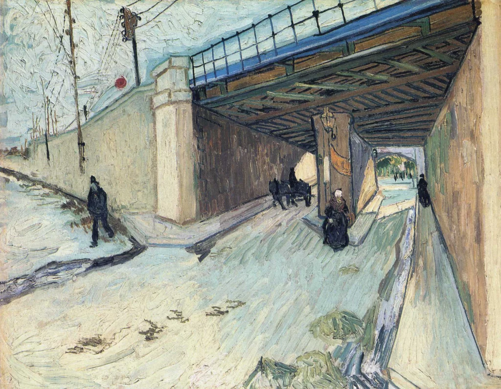 The Railway Bridge over Avenue Montmajour Van Gogh