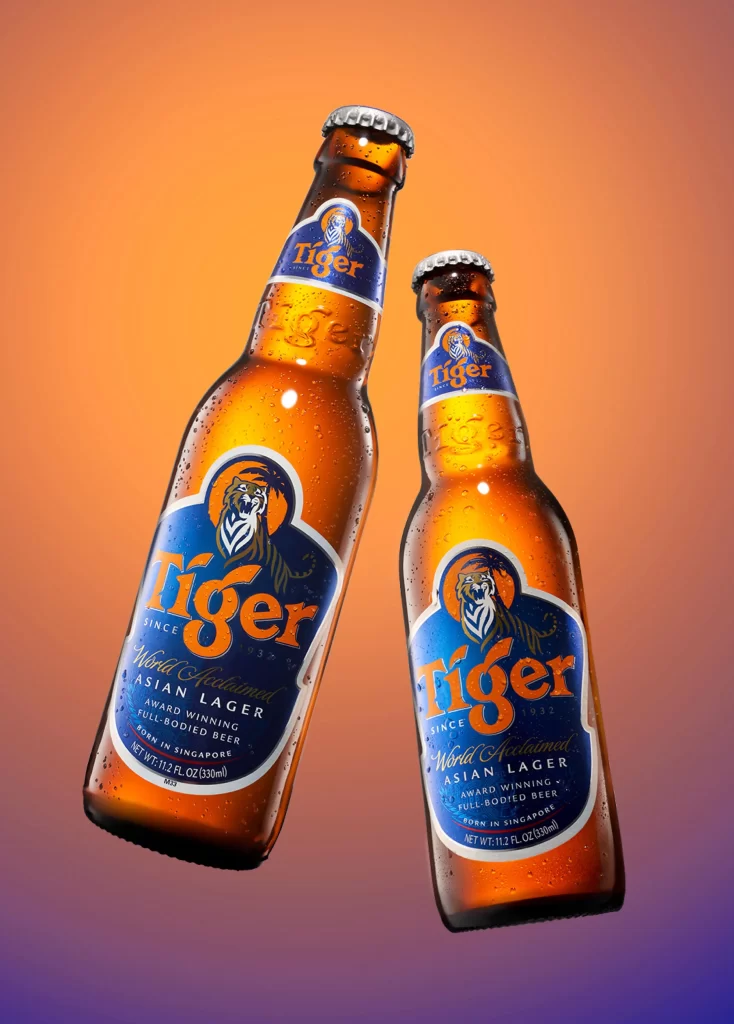 Tiger Beer Asian Lager Full-Bodied Beer Singapore
