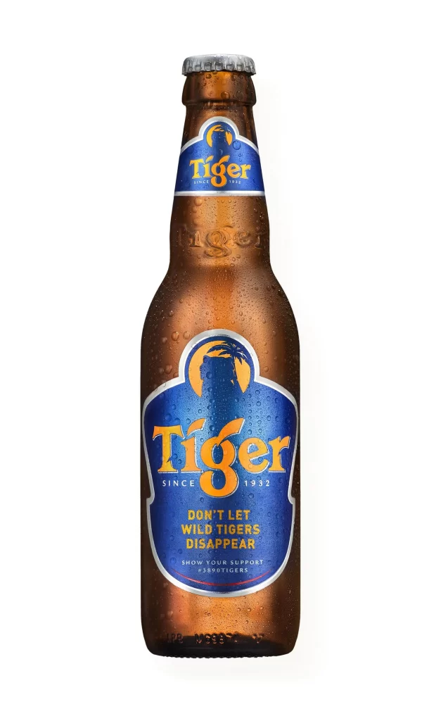 Tiger Beer Bottle Label Conservation