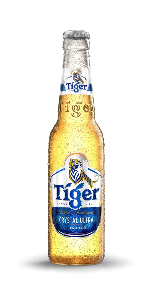 Tiger Beer Crystal Ultra Low Carb Beverage Bottle