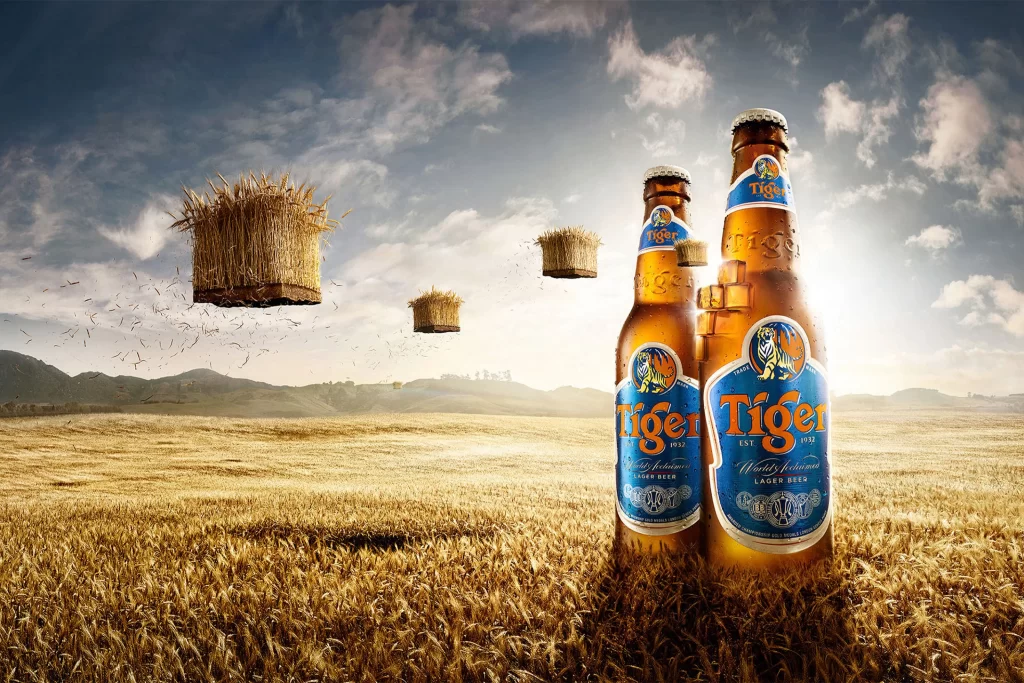 Tiger Beer Wheat Field Floating Haystacks