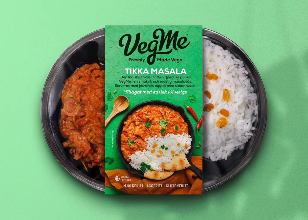 Tikka Masala Vegme Green Freshly Made Vego