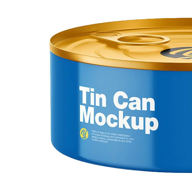 Tin Can gray Mockup