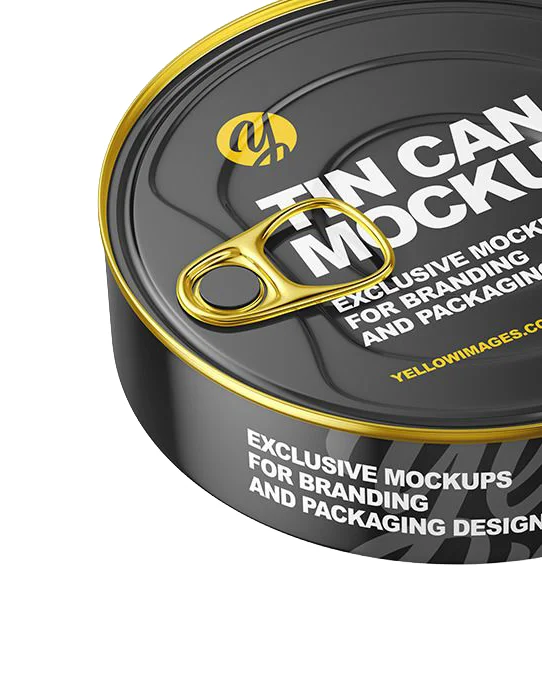 Tin Can Mockup Exclusive Branding Packaging Design