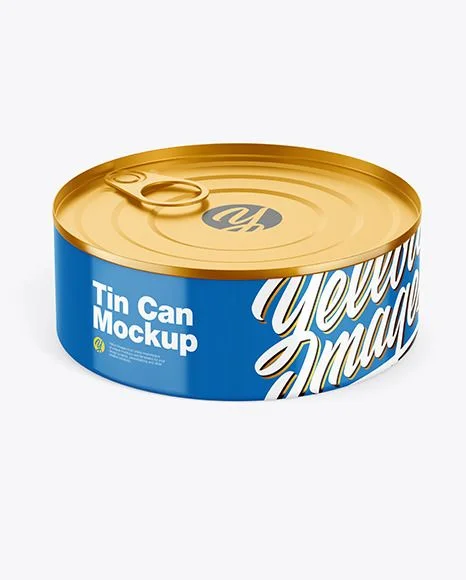 Tin Can white Mockup