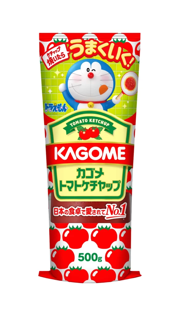 Tomato Ketchup Packaging Doraemon Branding