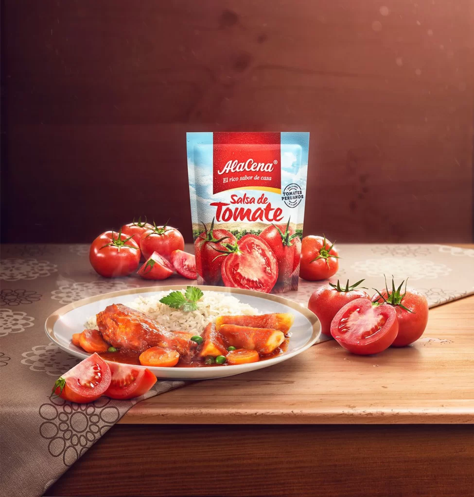 Tomato Sauce Alacena Red White Blue Vibrant
