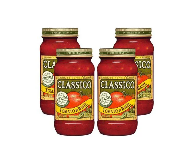 Tomato Sauce Red Yellow Green Classic Packaging Design