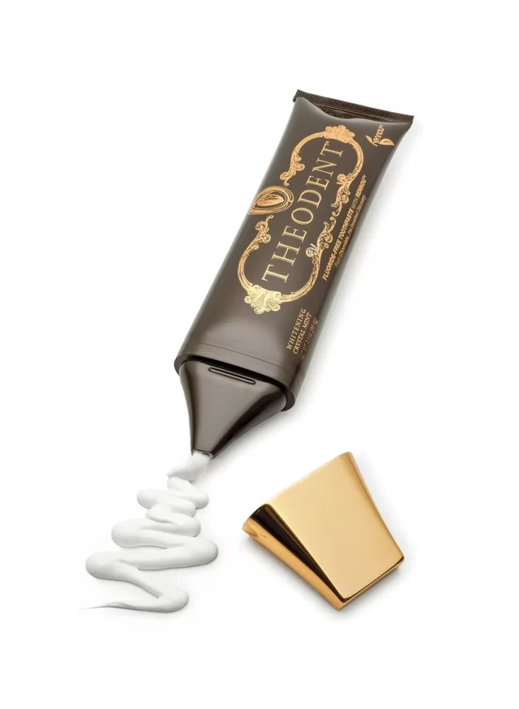 Toothpaste Tube Gold Black Elegant Minimalist Design