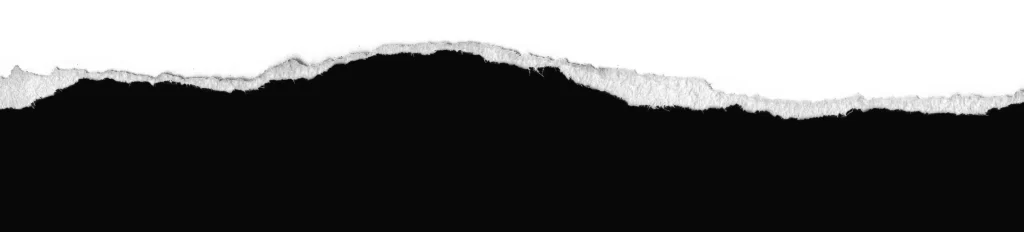 Torn Paper Jagged Edge Black Fibrous Texture