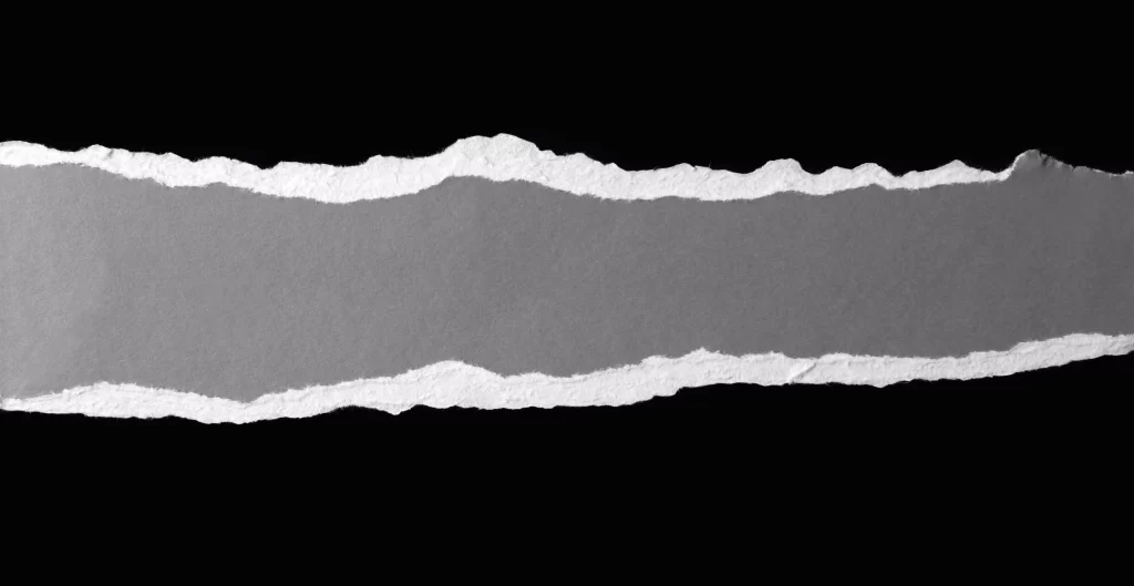 Torn Paper Jagged Edge Frayed Texture White