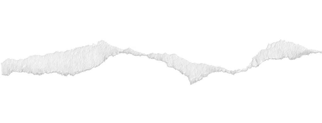 Torn Paper Jagged Edge Frayed Texture White