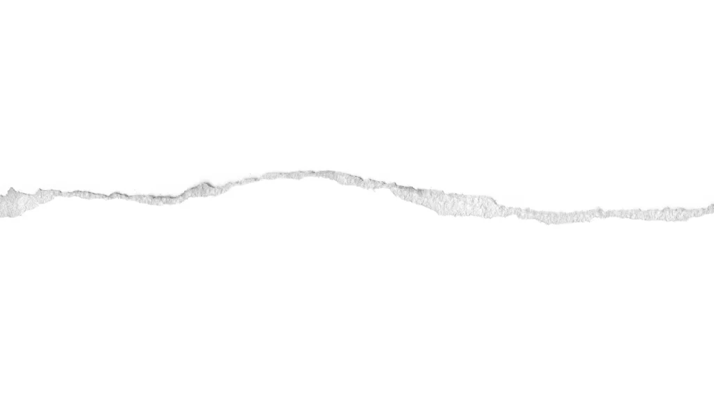 Torn Paper Jagged Edge Rough Texture White Fibrous
