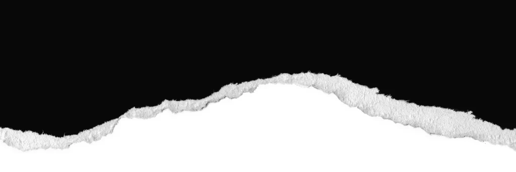 Torn Paper Jagged Edge Rough Texture White