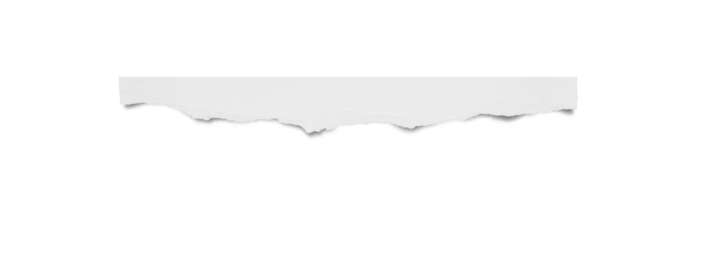 Torn Paper Jagged Edge White Rough Texture