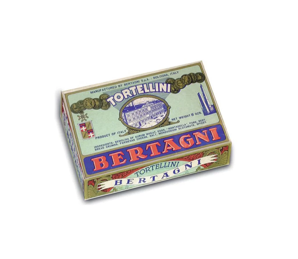 Tortellini Bertagni Vintage Blue Red Green