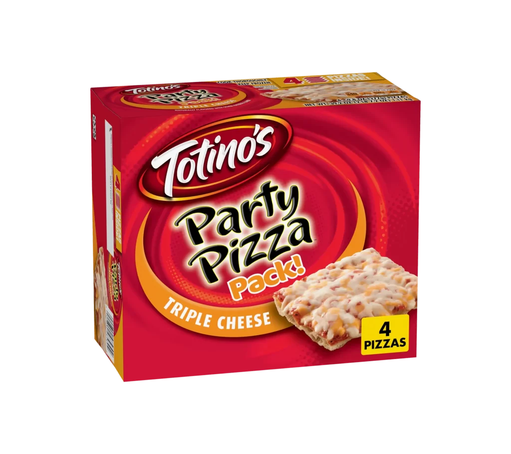 Totinos Party Pizza Triple Cheese Pack