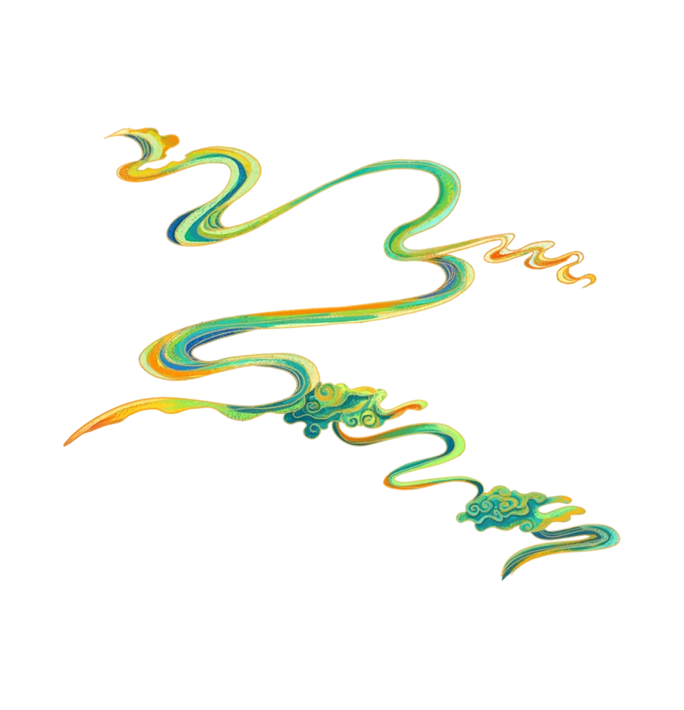 Traditional Chinese Clouds Colorful Artistic Design