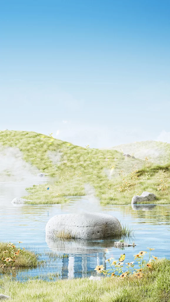 Tranquil Landscape Nature Water Reflection