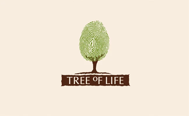 Tree of Life Green Brown Nature Logo Design