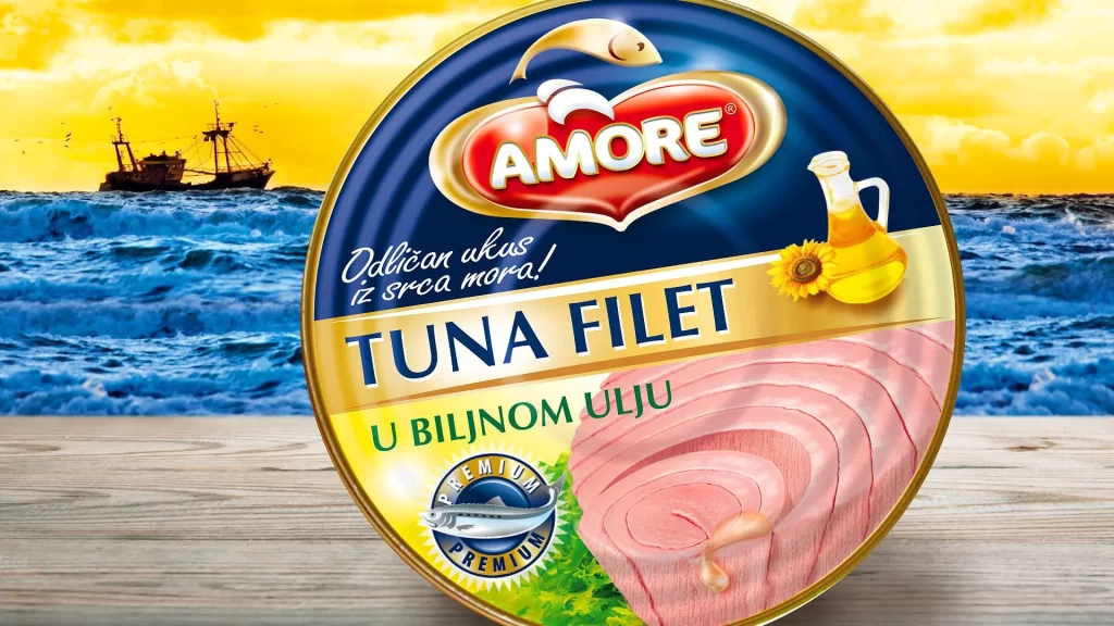 Tuna Filet Amore Premium Sunflower Oil