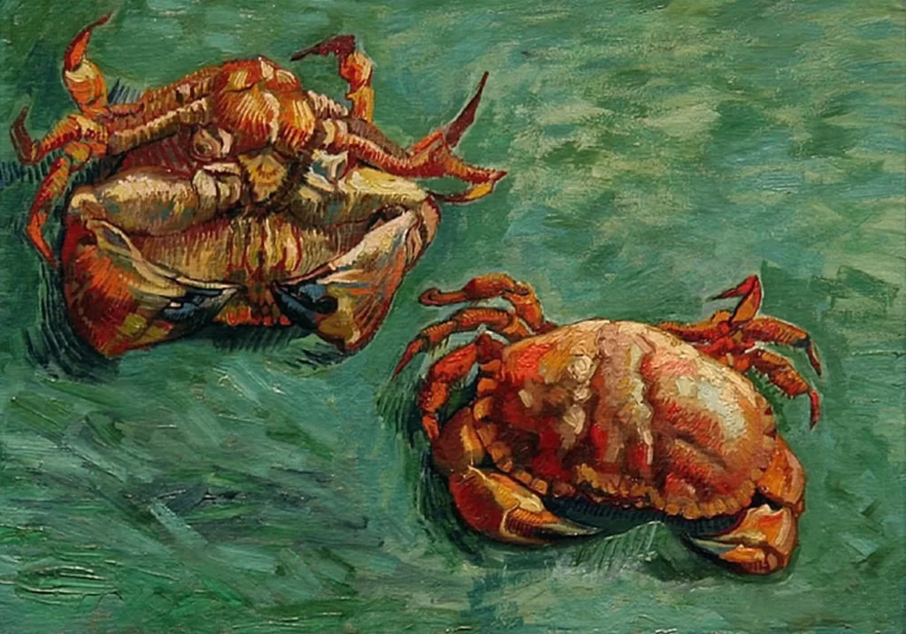 Two Crabs Van Gogh