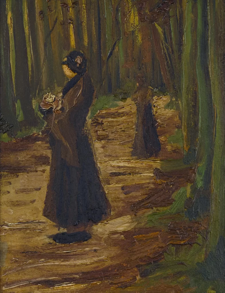 Two Women in a Wood Van Gogh