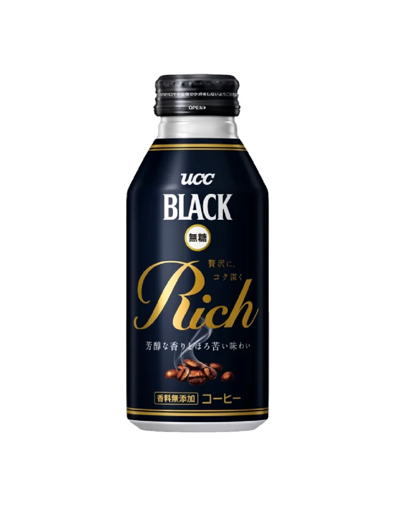 UCC Black Coffee Rich Beverage Japanese No Sugar
