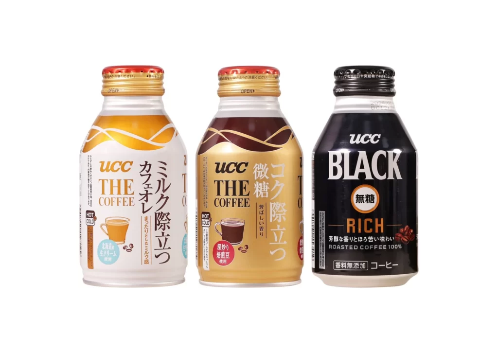 UCC Coffee Bottles Japanese Brand Beverage