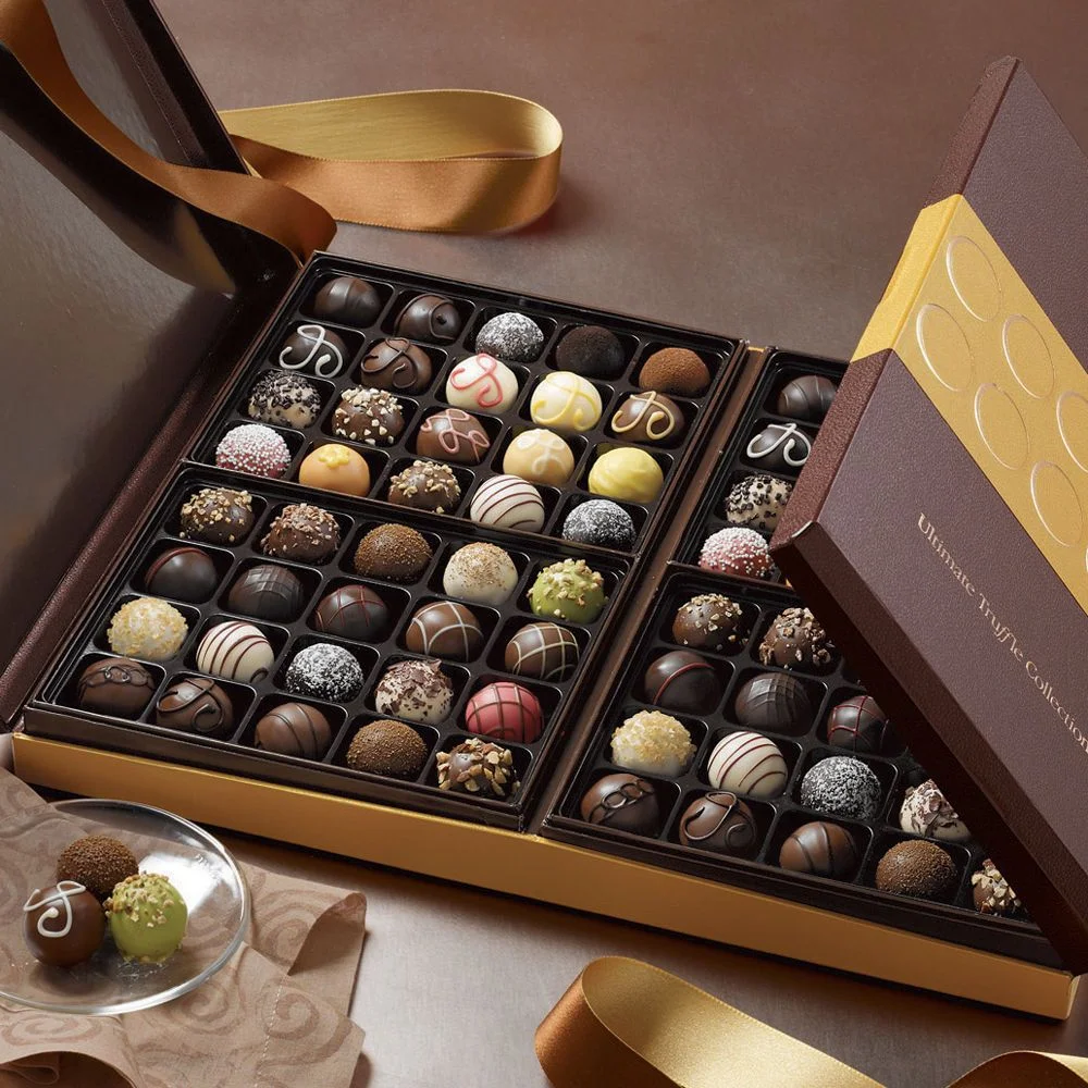 Ultimate Truffle Collection Chocolate Luxury Elegant Brown Gold