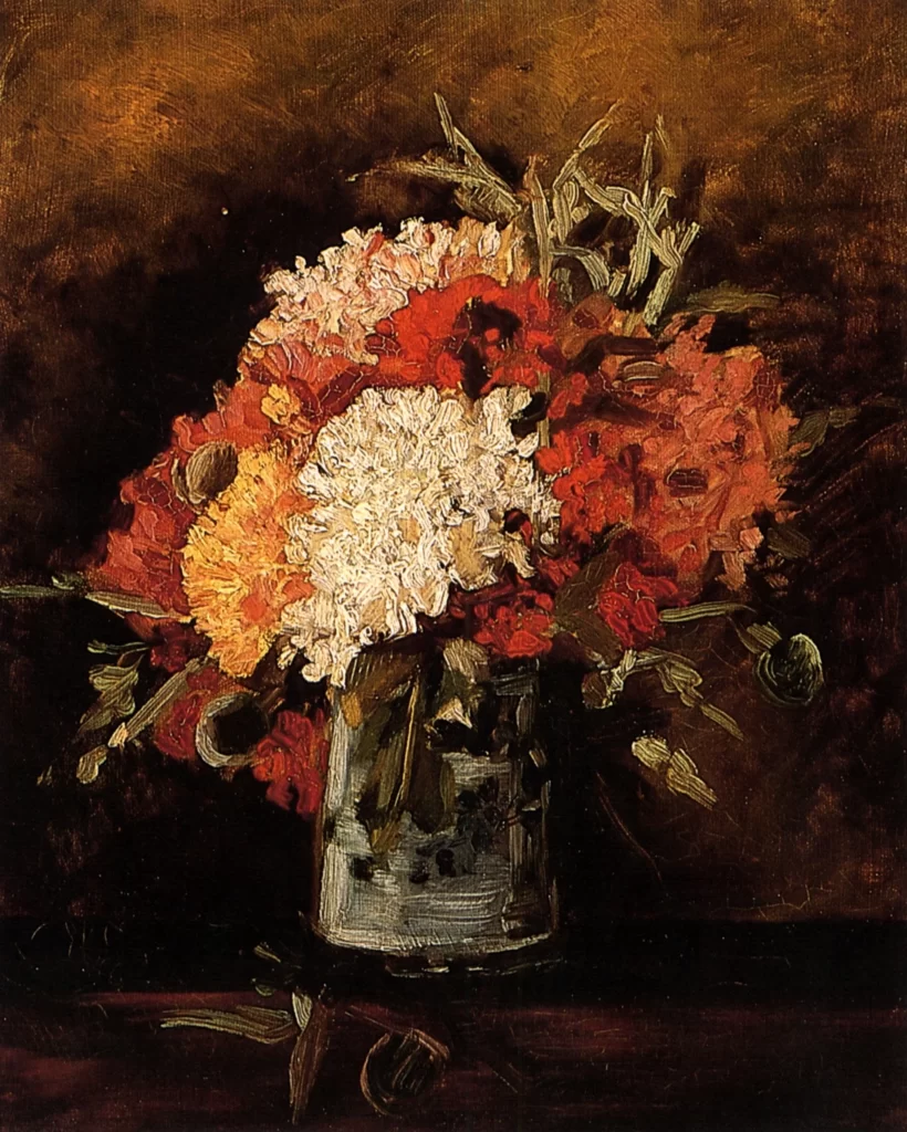Vase with Carnations Van Gogh