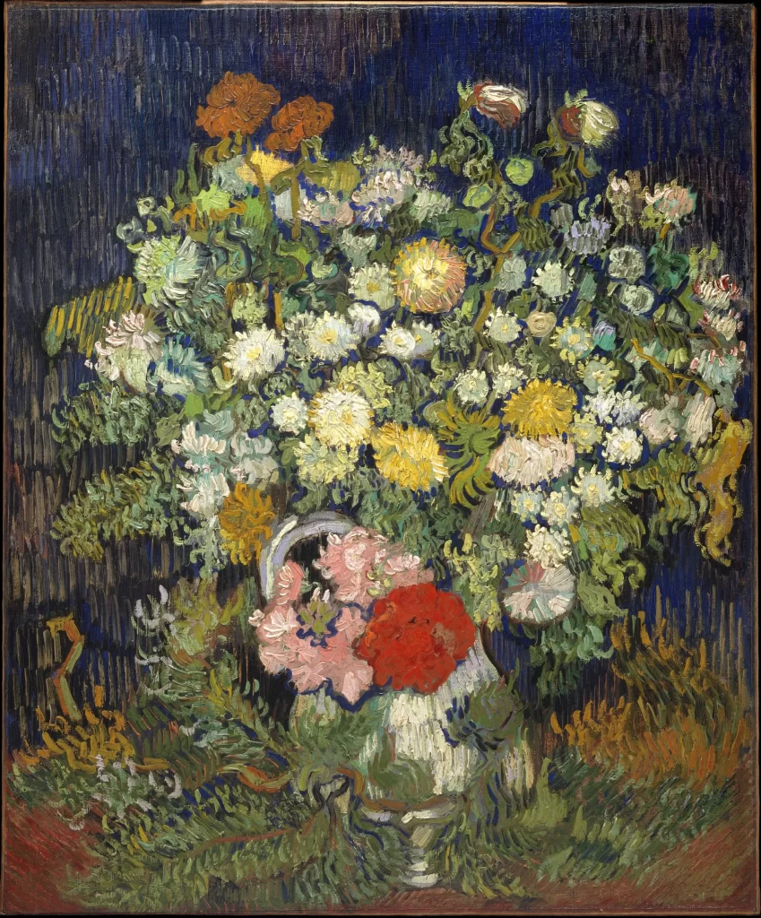 Vase with Flowers Van Gogh