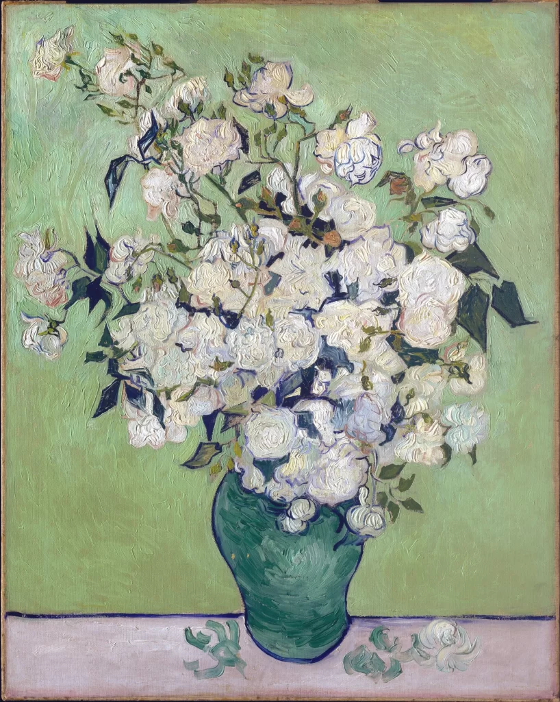 Vase with Roses Van Gogh