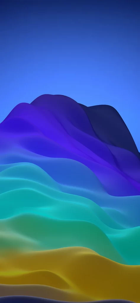 Vibrant Colorful Hillscape Gradient